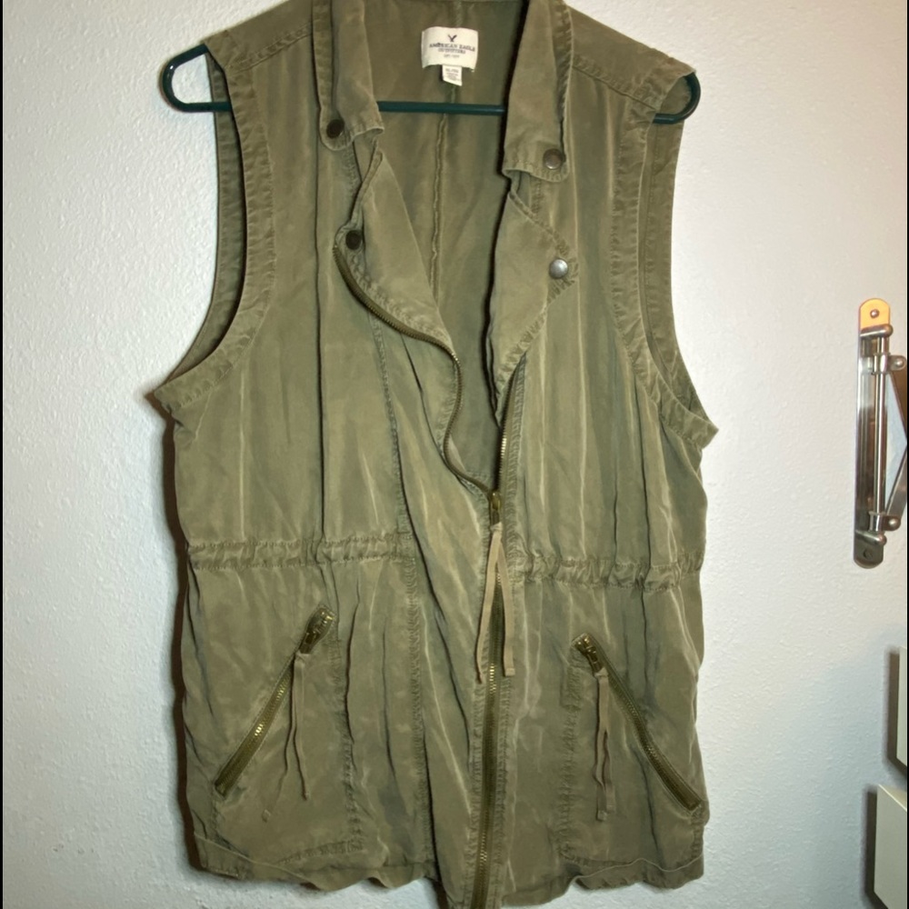 Green American Eagle Vest